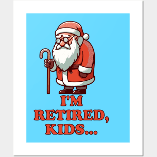 Retired Santa Posters and Art